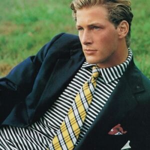 Tommy Hilfiger Yellow Striped Tie